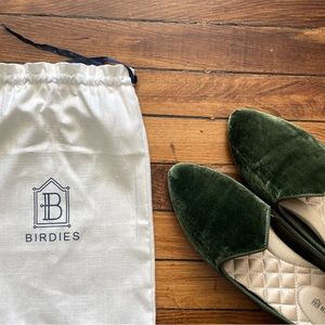 Birdies Velvet Flats